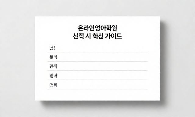 온라인영어학원 관련 이미지 - 아이의 첫 영어 학습, 온라인영어학원 선택 시 핵심 기준 가이드
